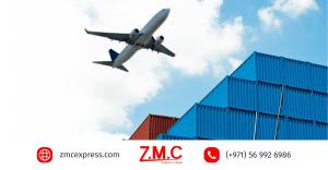 ZMC Express Cargo air freight team handling international shipments at Dubai airport, offering express delivery with real-time tracking and customs support.
