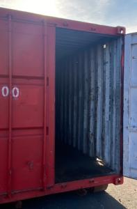 Closed 50-Yard Container w/ Doors Open