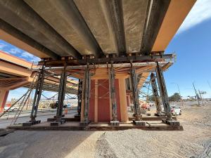 Acrow Superprops on I-10 in New Mexico