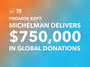 Michelman $750000 Donation