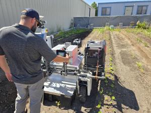 laser weeding robot at L&A