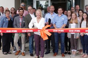 Ribbon cutting to celebrate the new Panacea Life Sciences location in Golden, Colorado.
