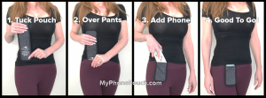 How to wear MyPhonePouch