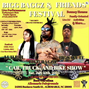 Bigg Baggz & Friends Festival - Car, Truck, and Bike Show - July, 2025