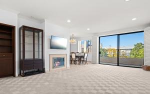 Spacious living room full of light