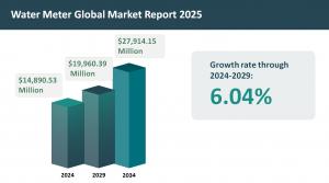 Water Meter Global Market Report 2025 – Market Size, Trends, And Global Forecast 2025-2034
