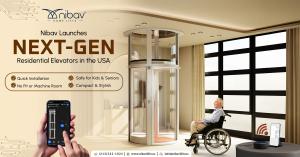 Next-level comfort and design - Nibav launches smart home residential elevators for modern living.
