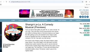 See the musical show Shangri-La-La about Siegfried and Roy at the Arlington Drafthouse July 22-24.