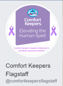 Comfort Keepers Logo "elevating the human spirit"