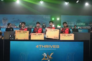 4Thrives Esports roster representing Pakistan on this international platform included IQQ, FALAK, T24OP, Nocki, and CAIRO