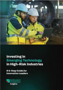 Picture of Safetytech Accelerator report front cover