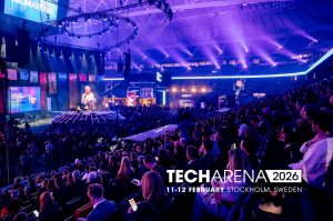 Techarena 2026 - Arena Stage with Richard Branson and Logo