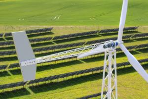 Freen-H20 20 kW horizontal turbine by Freen hybrid system