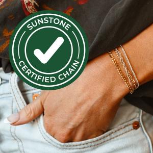 Use Sunstone Certified Permanent Jewelry Chain for Quality and Weldability!