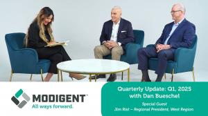 Carey Pena, Dan  Bueschel, Jim Rist at the Studio, Q1 2025 Modigent Update