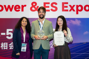Receiving The Award