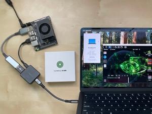 macOS Desktop with a Nvidia Jetson Kiwi Desktop