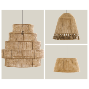 Jute Pendant Lights