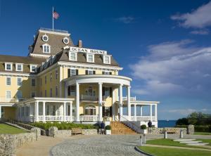 Exterior of Ocean House in Watch Hill, Rhode Island.