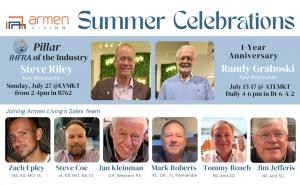 Armen Living’s Summer Celebration kicks off with events at Casual Market in Atlanta and Las Vegas Market in July.