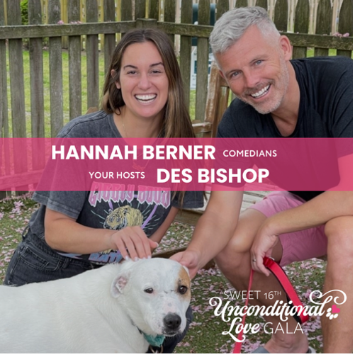 Gala Hosts Hannah Berner and Des Bishop (Image credits: SASF)