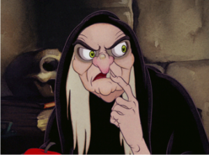 An old wicked witch who could symbolize IRMAA