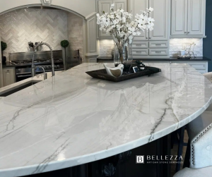 a photo of Bellezza Surfaces' quartz countertop project