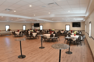 reception area at funeral home in ohio