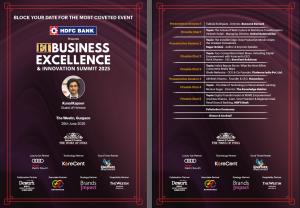 Full event agenda of the ET Business Excellence & Innovation Summit 2025
