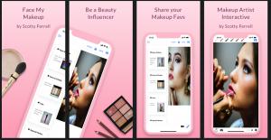 Face My Makeup app Story Boards