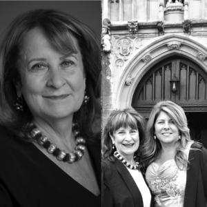 Naomi Wolf at Mansfield College, Oxford University, with Baroness Helena Kennedy while completing research on her latest book, Outrages