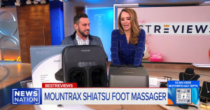 MOUNTRAX two most popular foot massagers featured on NewsNation by BestReviews