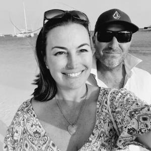 Peggy and Paul Crane boating