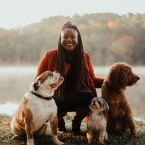 Dr. Arielle Walton, at her practice of in home pet euthanasia in Nashville and surrounding suburbs.