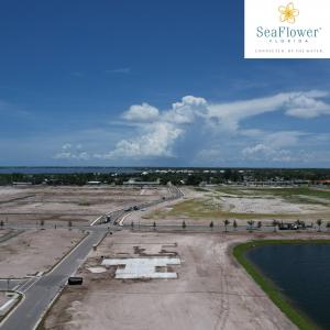 Aerial view of SeaFlower Estate Homes Breaking Ground