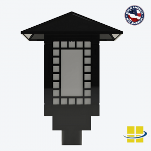 TEME LED Post Top Light - Mini Pane
