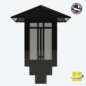 TEME LED Post Top Light - Custom Panel