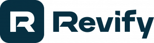 Revify logo – a modern payment platform empowering tattoo artists and creative entrepreneurs with faster payouts and transparent processing.