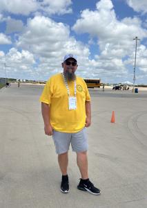 Matt Hull at the 51st School Bus Driver International Safety Competition Serving as a Judge