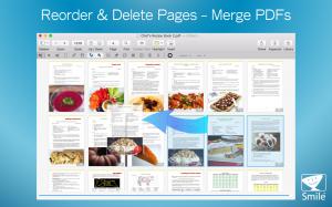 Reorder and delete pages