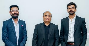 CEO - Prashant Kirtane (M) with Harsh vardhan Krishnawat  (L) & Dipesh Pal (R)