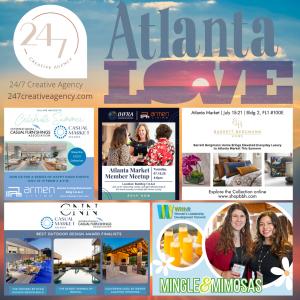 24/7 Creative Agency will host events at Summer Casual Market and Atlanta Market at AmericasMart.