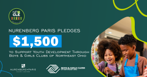 Nurenberg Paris Pledges $1,500 to Boys & Girls Clubs of Northeast Ohio