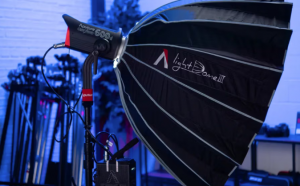 Aputure Light Dome III softbox, ruled in China to infringe SMDV’s patented foldable softbox design