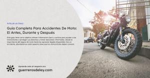 Guerreros de Ley - Abogados de accidentes de Moto en Texas