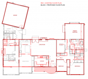 Timeline Design + Build House Floorplan