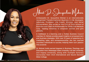 Dr. Jacqueline Mohair-Awardee