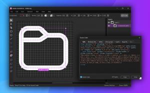 Axialis IconVectors, the Lightweight SVG vector icon editor with real-time code generation