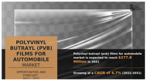 Polyvinyl Butrayl (PVB) Films for Automobile Industry