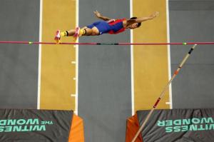 EJ Obiena, pole vaulter, in the World Athletics Championships 2023 Budapest